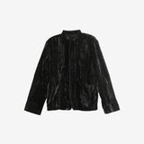 Black jacket, front view