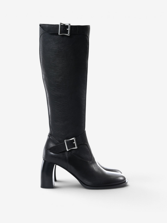 black shoe, side view