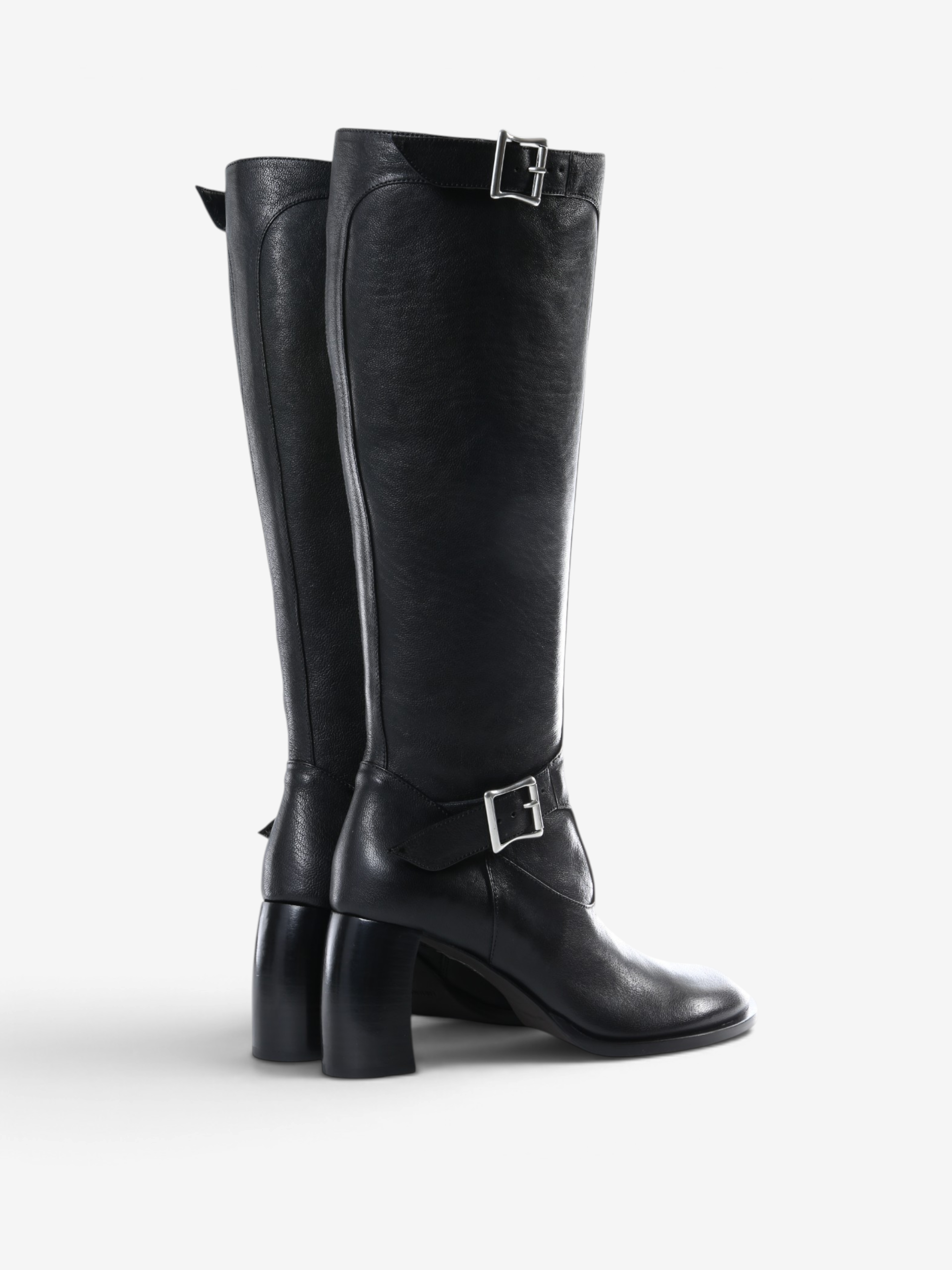 black shoe, side view