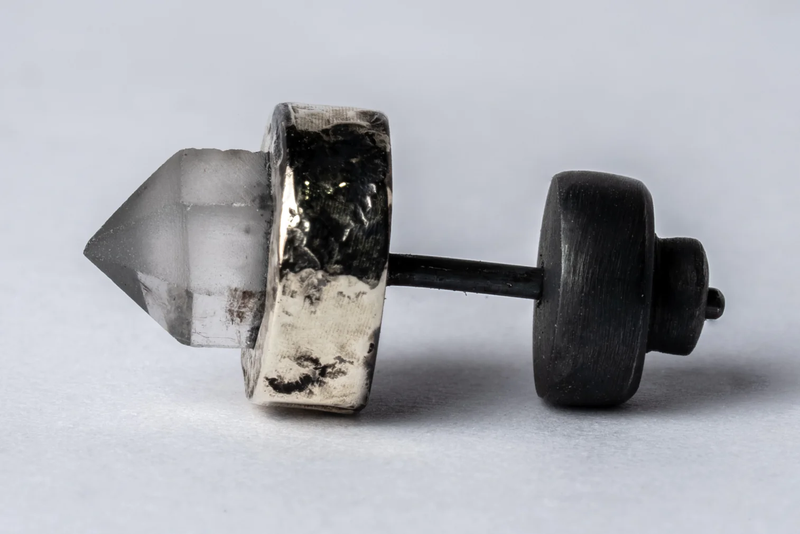 PARTS OF FOUR Stud Earring (Fuse, 9mm, Herkimer Spike, KA10KW+HER)