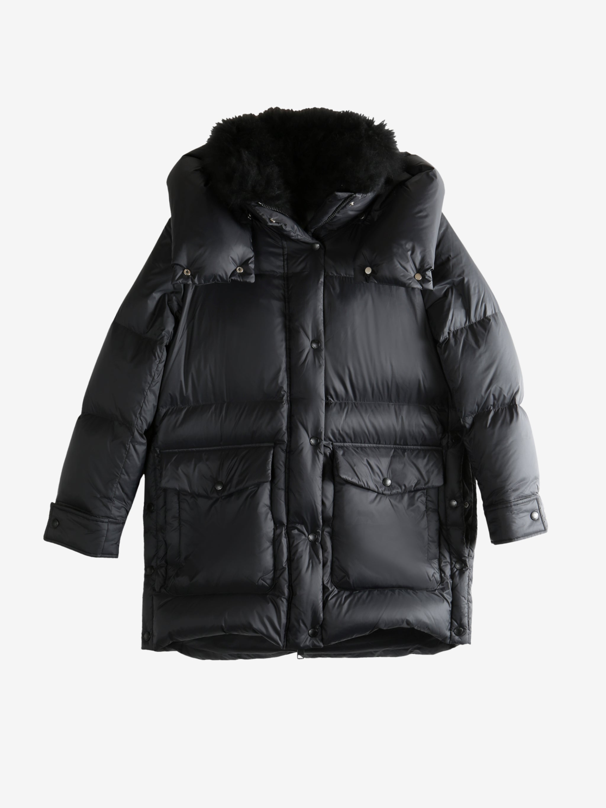 Black jacket, front view