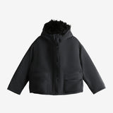 Black coat,front view