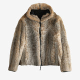 Tan jacket, front view