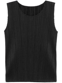 PLEATS PLEASE ISSEY MIYAKE - Women Basic Sleeveless Tank Top