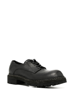 GUIDI - Men  Sole Rubber Laced Big Daddy Shoes