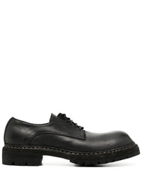 GUIDI - Men  Sole Rubber Laced Big Daddy Shoes