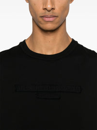 ALEXANDER WANG - Unisex Distressed Logo Short Sleeve Tee