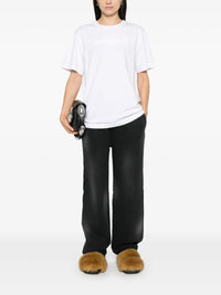 ALEXANDER WANG - Unisex Distressed Logo Short Sleeve Tee