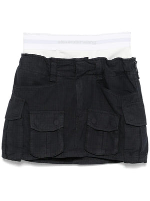 ALEXANDER WANG - Women Logo Elastic Pre Styled Cargo Skirt