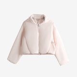 Pink jacket, front view