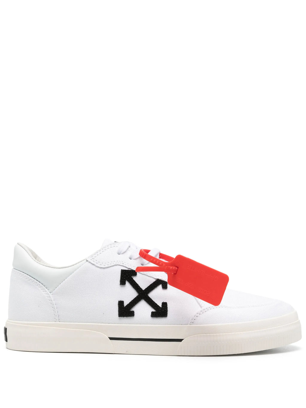 OFF WHITE - Men New Low Vulcanized Canvas Sneakers