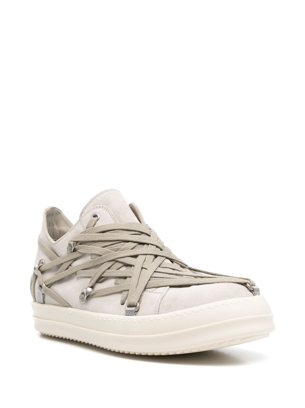 RICK OWENS - Men Scarpe In Pelle - Megalaced Low Sneaks