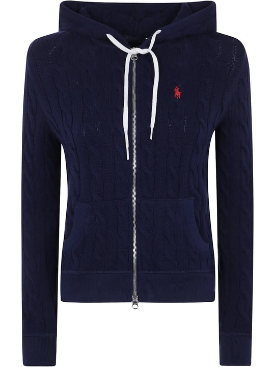 Navy knitwear,front view