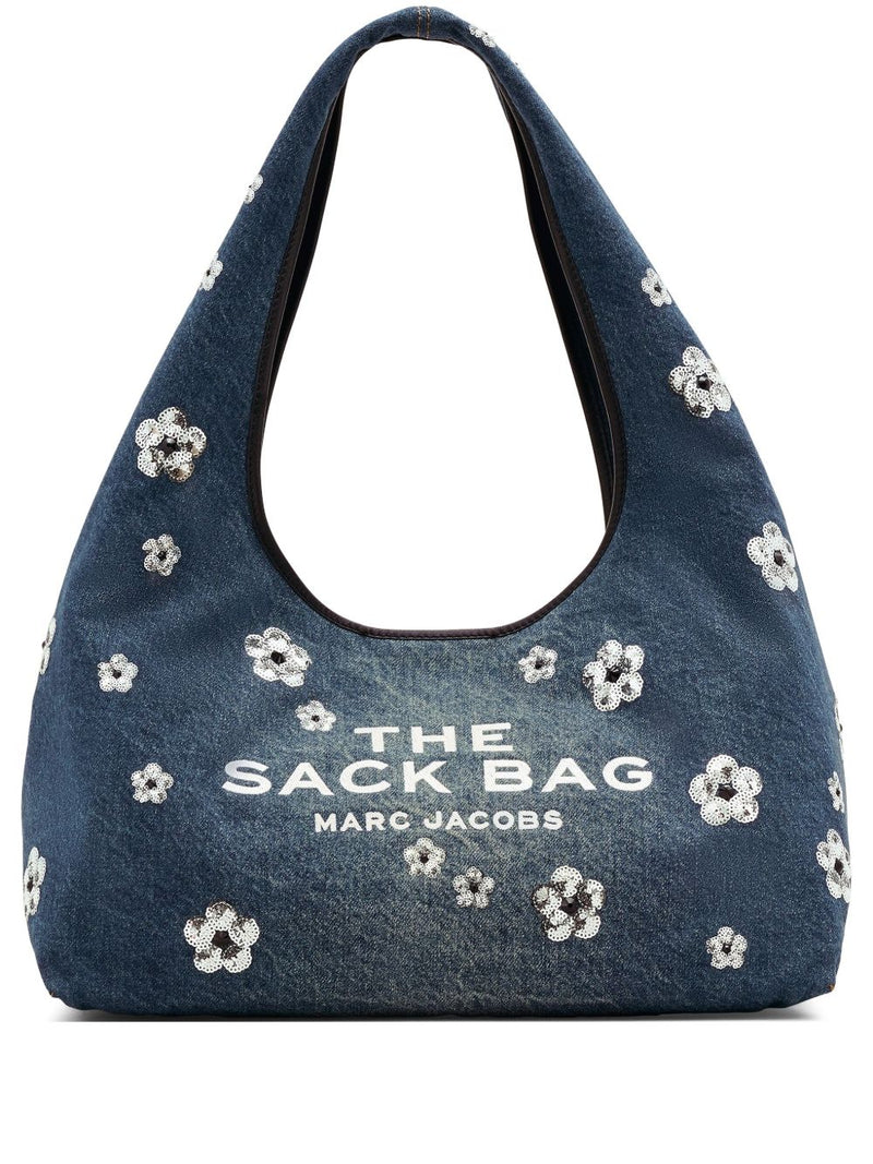 MARC JACOBS - Women The Sequin Daisy Denim Sack Bag