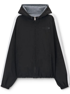 ALEXANDER WANG - Unisex Reversible Zip Front Raglan Hoodie