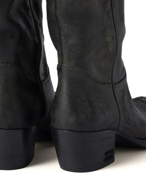 MIU MIU - Women Leather Boots