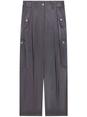 DRIES VAN NOTEN - Women Viscose Workwear Pants