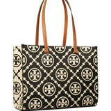 TORY BURCH - Women T Monogram Contrast Embossed Tote