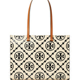 TORY BURCH - Women T Monogram Contrast Embossed Tote