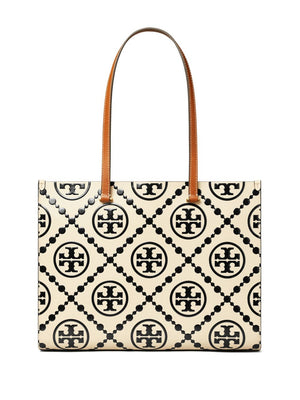 TORY BURCH - Women T Monogram Contrast Embossed Tote