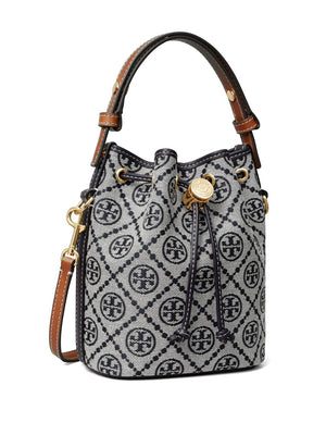 TORY BURCH - Women T Monogram Mini Bucket Bag