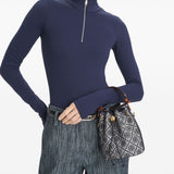 TORY BURCH - Women T Monogram Mini Bucket Bag