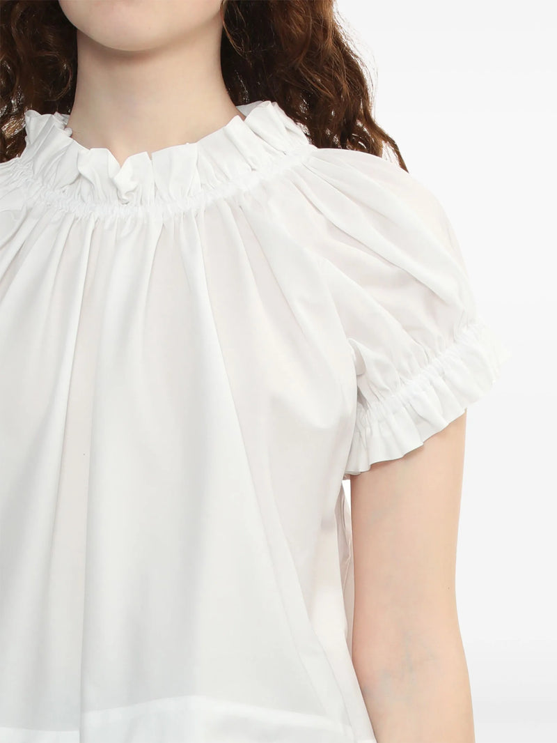 SIMONE ROCHA - Women Elasticated Gathered Ruffle Tulip Top