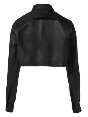 RICK OWENS - Women Camicia Cropped Outershirt