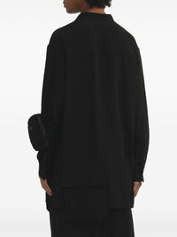 YOHJI YAMAMOTO POUR HOMME - Men Stand Collar Coat