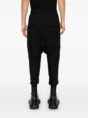 RICK OWENS - Men Drawstring Cropped Pantaloni