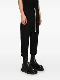 RICK OWENS - Men Drawstring Cropped Pantaloni