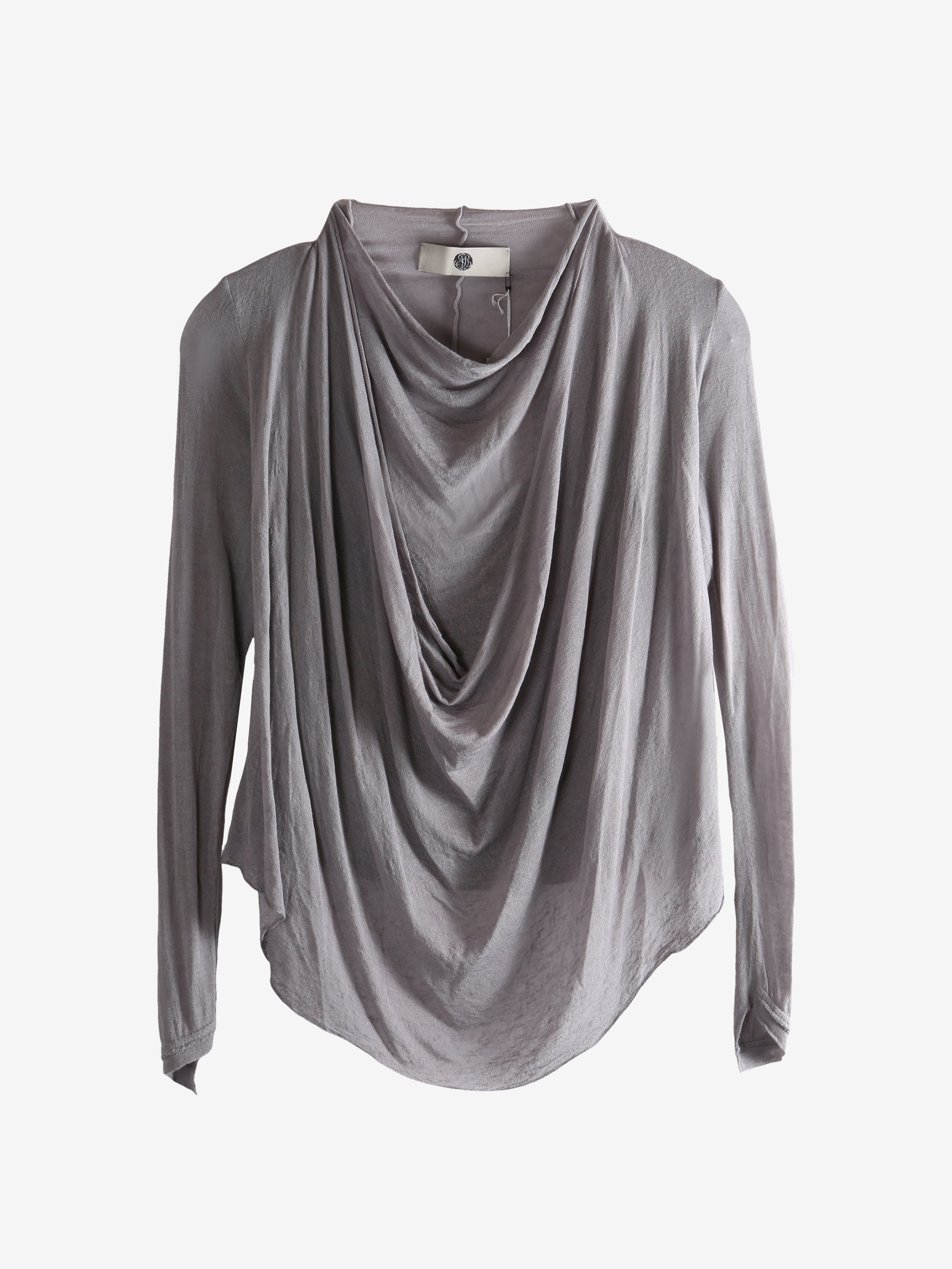 Grey top, front view