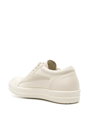 RICK OWENS - Men Leather Vintage Sneaks