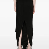 RICK OWENS DRKSHDW - Women Jersey Pull On Pillar Skirt
