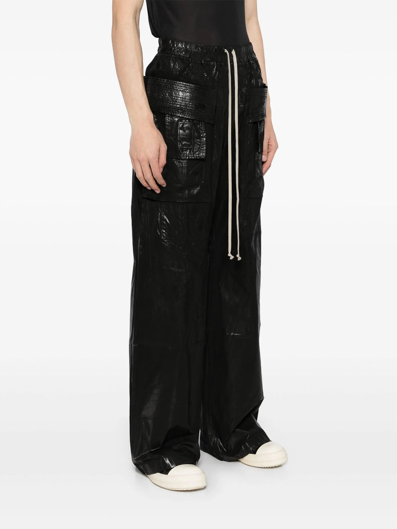 RICK OWENS DRKSHDW - Men Pantaloni Creatch Wide Cargo Drawstring Pants