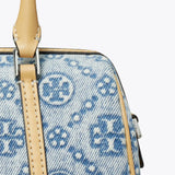 TORY BURCH - Women T Monogram Denim Mini Barrel Bag