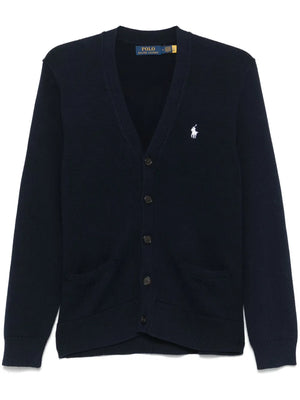 POLO RALPH LAUREN - Men Long-Sleeve Cotton Shaker V-Neck Cardigan