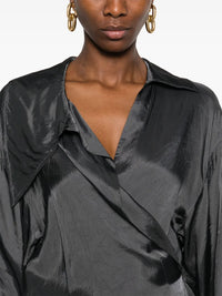 DRIES VAN NOTEN - Women Viscose Tied Blouse