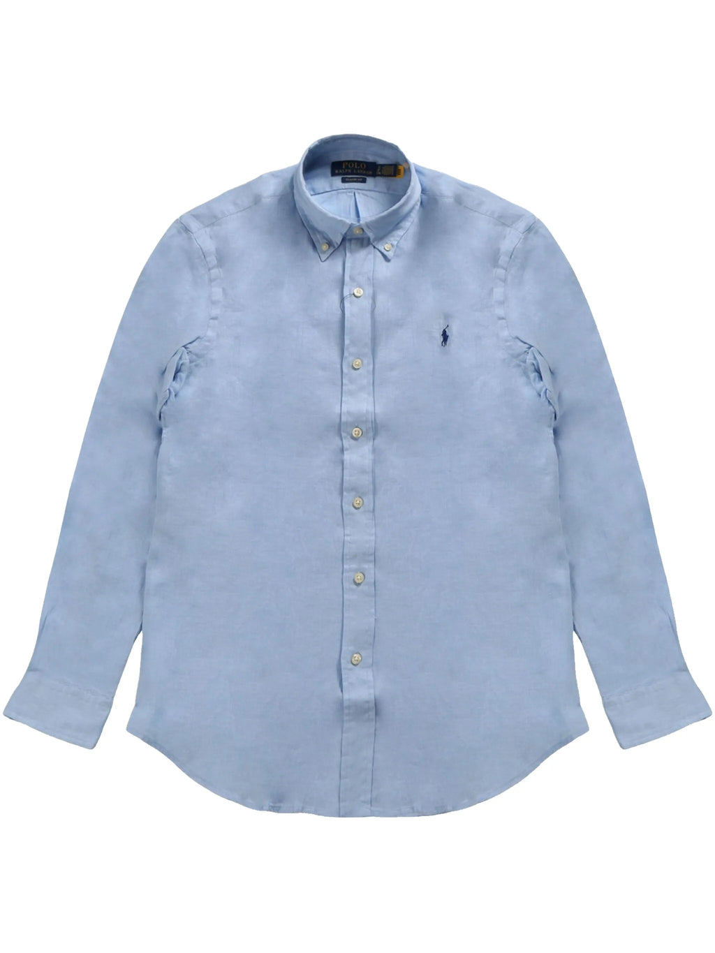 POLO RALPH LAUREN - Men Long-Sleeve Piece Dye Linen Sport  (V1) Shirt