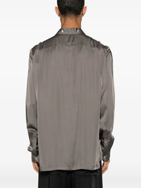 RICK OWENS - Men Charmeuse Larry Fogpocket Shirt