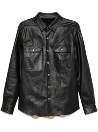 RICK OWENS - Men Leather Outershirt