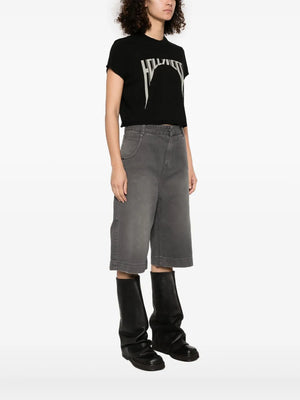 RICK OWENS DRKSHDW - Women Cropped Small Level T-Shirt