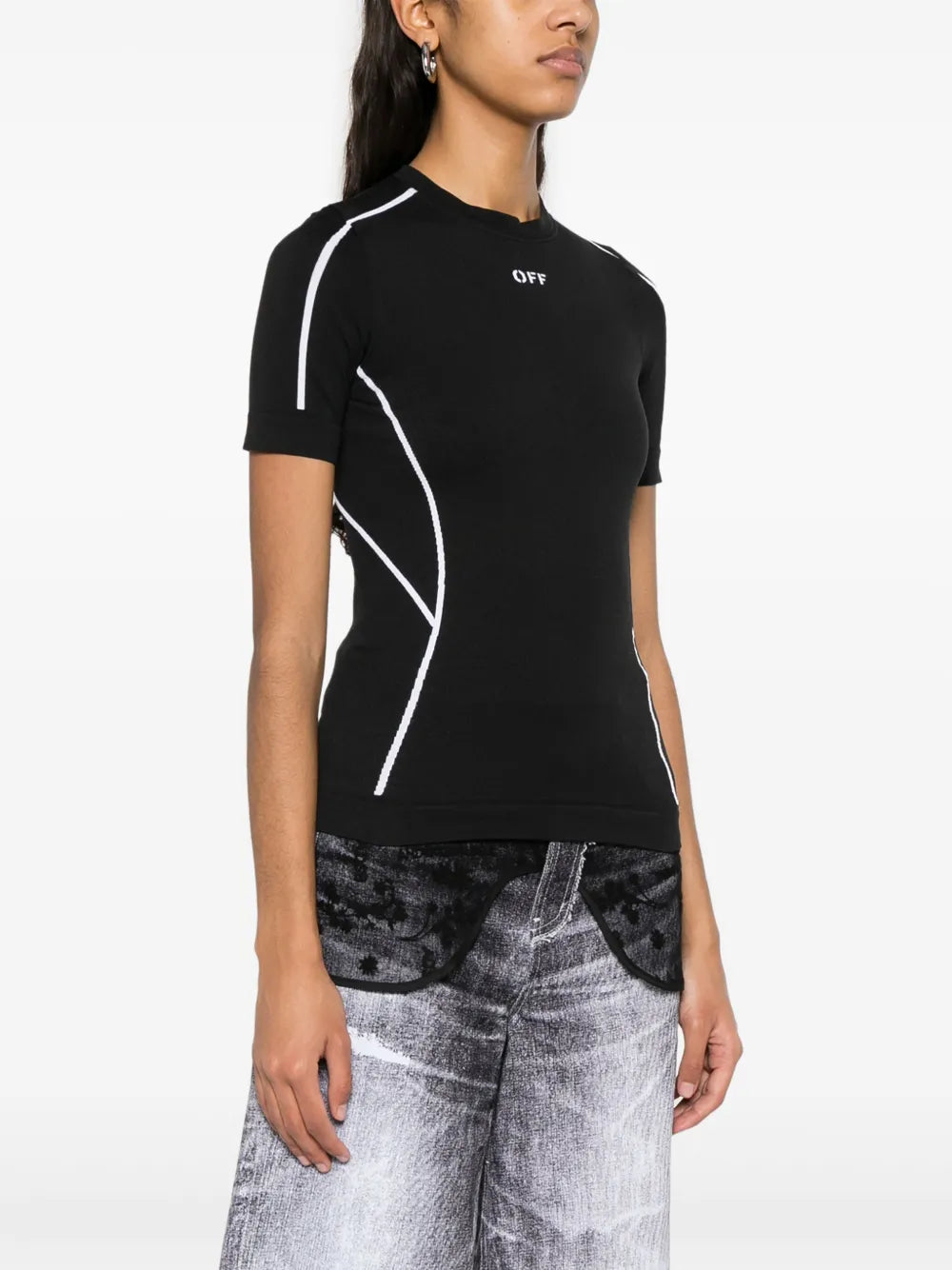 OFF WHITE - Women Seamless SS T-shirt