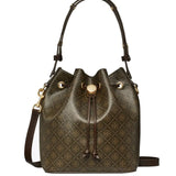 TORY BURCH - Women T Monogram Coated Canvas Bucket