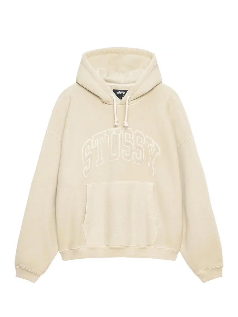 STUSSY - Men Embroidered Relaxed Hoodie