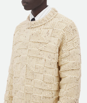 BOTTEGA VENETA Men HW Wool Graphic Knit Sweater