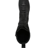 Black sneakers, top view