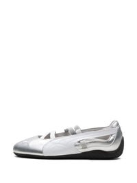 white shoes, side view