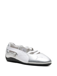 white shoes, side view