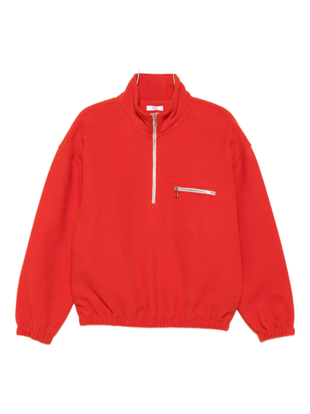 Orange knitwear, front view